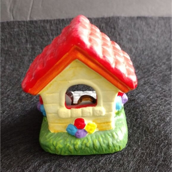 Hand-Crafted Miniature Nativity Scene Tiny Ceramic House 3" Pottery Diorama - Picture 4 of 8